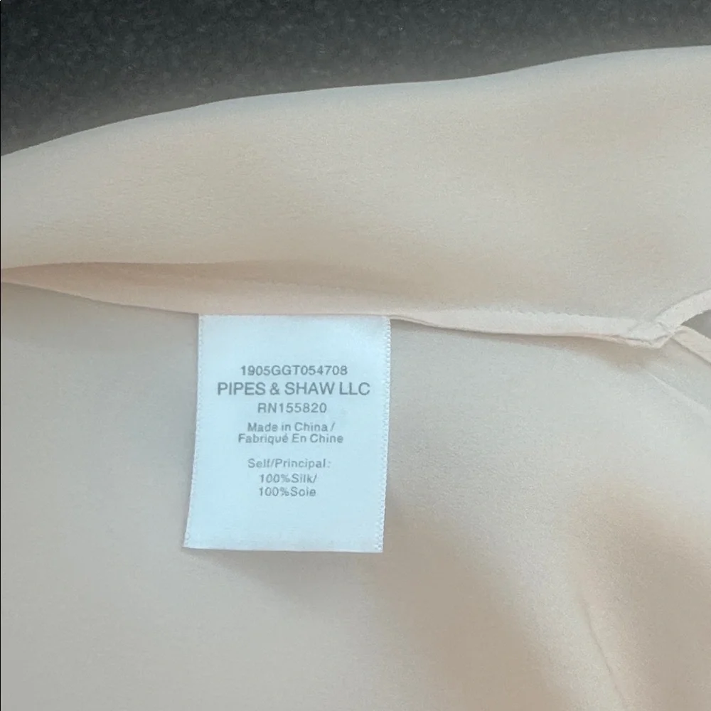 NWOT Veronica Beard Tristen Blouse in Blush (6) - Picture 5 of 5